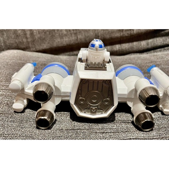 Star Wars Hasbro Galactic Heroes X-WING FIGHTER 9” Vehicle 2015 - Picture 4 of 6